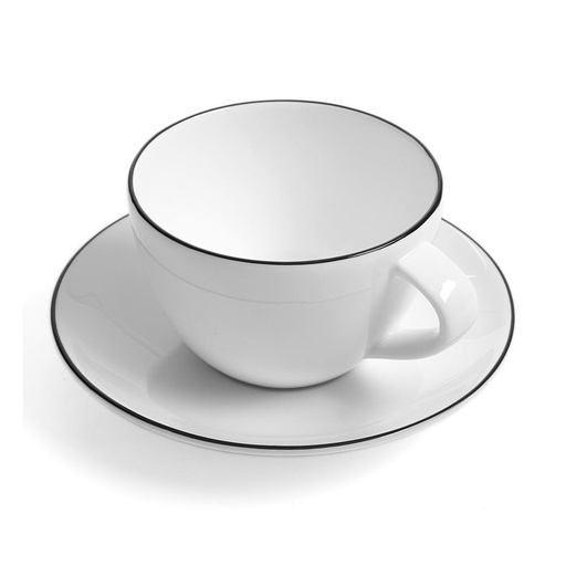 [1010790010] LIGNE NOIR - TAZA CAFE C/PL 1930113, 1930113, ASA SELECTION