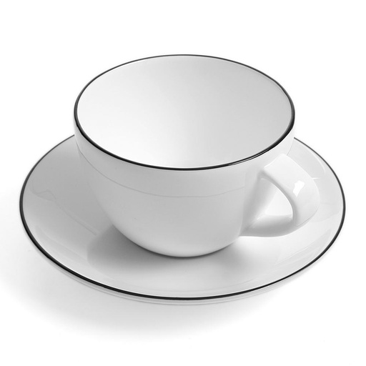 [1010790011] LIGNE NOIR TAZA TE C/PL 1912113, 1912113, ASA SELECTION