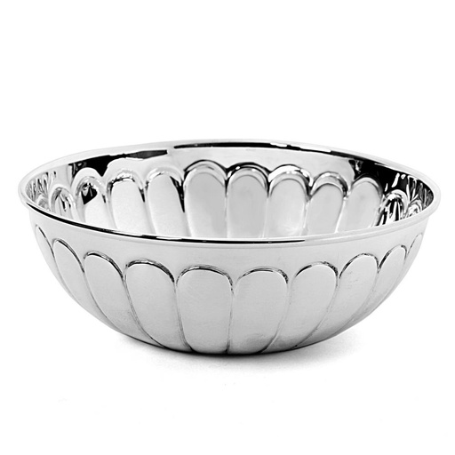 [1040020010] ARTICULOS DE MESA - BOMBONERA REINA MED. 14CM  PLATA C