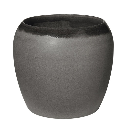 [1120060004] ADORNOS, 65056245, MACETEROS - BRUNA MACETERO CHARCOAL 22CM, 65056245, ASA SELECTION