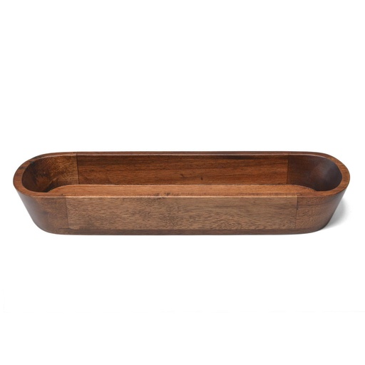 [1120090001] SERVILLETEROS Y CUCHILLOS DE MADERA - WOOD OVAL MORTERO 38*11CM, 93913970, 93913970, ASA SELECTION