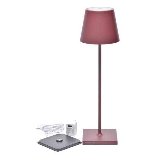 [1360030008] POLDINA - LAMPARA DE MESA BORDEAUX LD0340X3, LD0340X3, ZAFFERANO