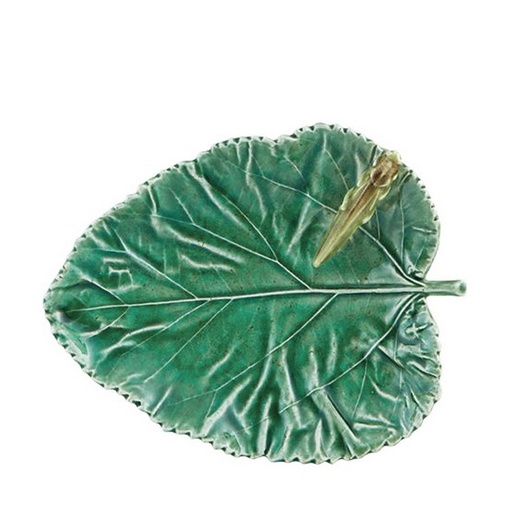 [1370080008] BORDALLO PINEIRO - HOJA MORERA C/SALTAM. 17.5CM, 65024050, 65024050, VISTA ALEGRE