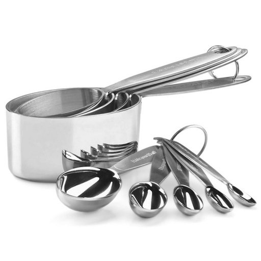 [1440010004] UTENSILIOS DE COCINA - SET TAZAS Y CUCHARAS MEDIDORAS, BROWNE