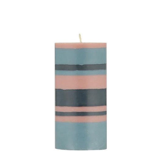 [1490020002] PILLAR VELA 15CM OLD ROSE, BCS416, BCS416, DESIGNED IN COLOUR