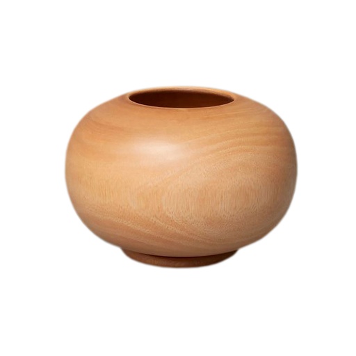[1610020001] KILN MANGO FLORERO REDONDO,MADERA,34-80,BE HOME, 34-80