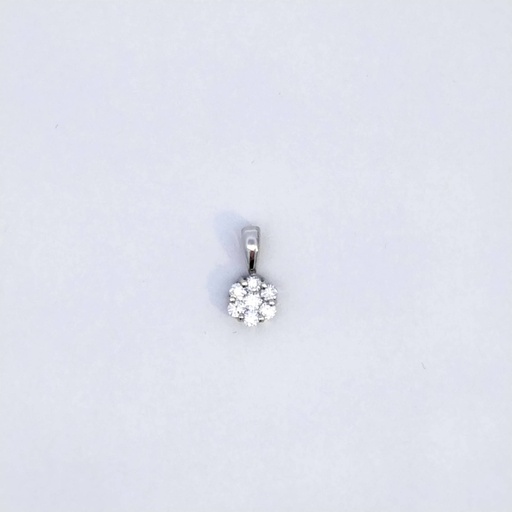 [1060060030] DIJE ROSETA  O.B. 18K 0.51CT, ......EX4581