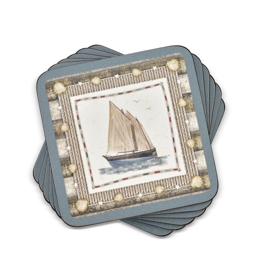 [1170010019] POSAVASOS - COASTAL BREEZE X6PZS, 10268878, PORTMEIRON, 10268878