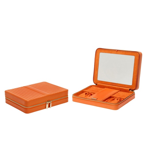 [1530010016] MARIA LARGE ZIP CASE TANGERINE, 766139, 766139, WOLF 1834