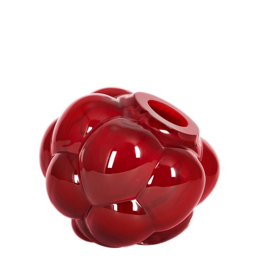 [1160090010] BERRY TALES RUBY FLORERO 17CM,7770001,KOSTA BODA, 7770001