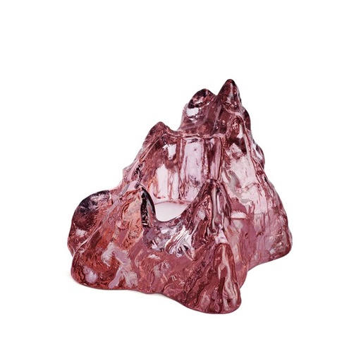 [1160120014] THE ROCK ROSADO CIRCULAR CANDELERO,7062326,KOSTA BODA, 7062326