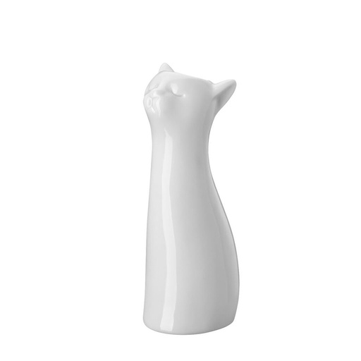 [1180210014] GATO-VASE FLORERO BLANCO 14CM,26014,ROSENTHAL, 26014