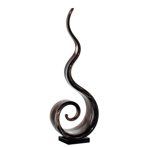 [1140060011] DECO OBJECT FIGURA 40CM NEGRO MARRON, 41672, 41672, LEONARDO