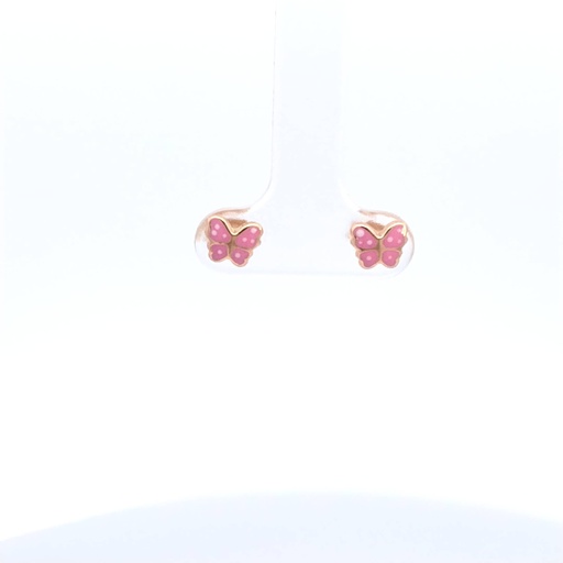 [1060020270] ARETE A MARIPOSA ENAMEL ROSA 1.10GR 138311 MILANO