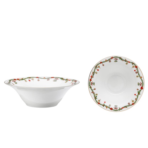 [1010230008] NORA CHRISTMAS - BOWL 20CM,15394,ROSENTHAL, 15394
