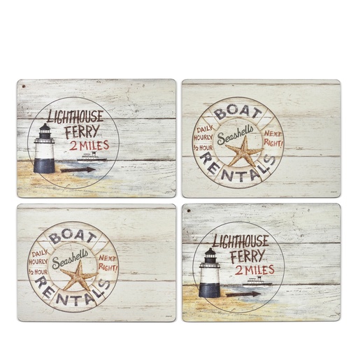 [1170030034] COASTAL SIGNS INDIVIDUALES X4 , 2010648820, PIMPERNEL , 2010648820