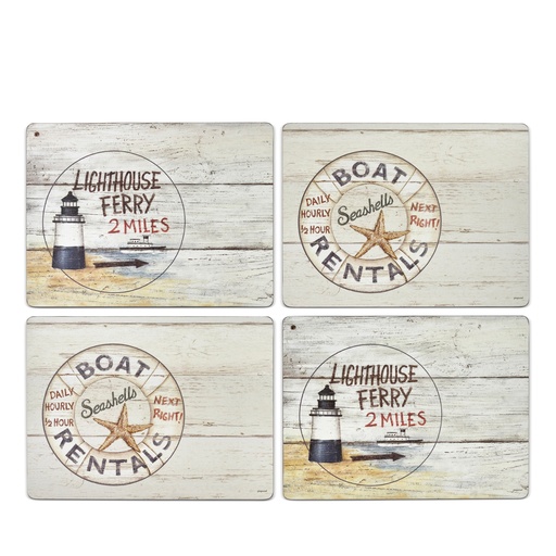 [1170030034] COASTAL SIGNS INDIVIDUALES X4, 2010648820, 2010648820, PIMPERNEL