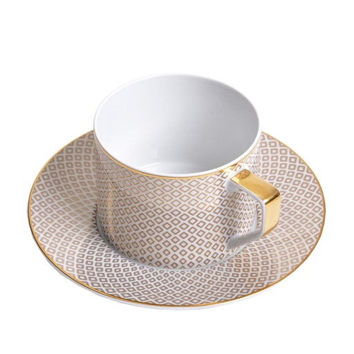 [1010030016] FRANCIS CARRE - BEIGE TAZA BAJA TE C/PL 14642/14641, 10460-404308-14642/14641, ROSENTHAL